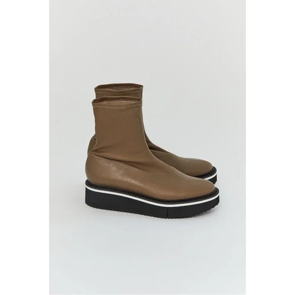 Clergerie Paris Berta Leather Flatform Boots Size 37 NWOB - Picture 10 of 12